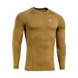 M-Tac Level I Polartec Thermal Shirt i brun, ideel til vinter som en varm og komfortabel baselayer med hurtigtørrende Power Dry® materiale.