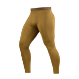 M-Tac Level I Polartec Thermal Bukser i brun, ideelle som baselayer til vinterbrug, lavet af premium Power Dry® materiale.