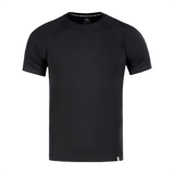 M-Tac Raglan T-Shirt 93/7 i sort med 93% bomuld og 7% elastan, komfortabel og åndbar med raglanærmer for bevægelsesfrihed.