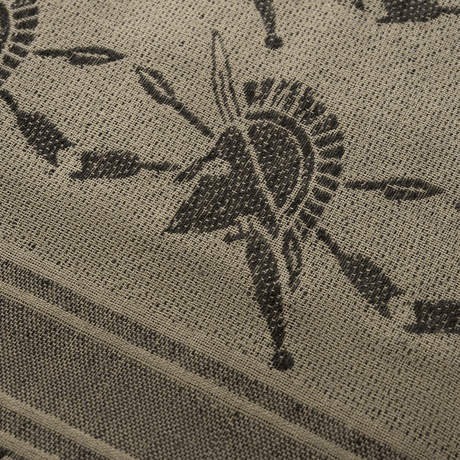 M-Tac Shemagh Tørklæde Spartan med spartansk design til beskyttelse mod sol, sand og vind, 100% bomuld, størrelse 110 x 110 cm.