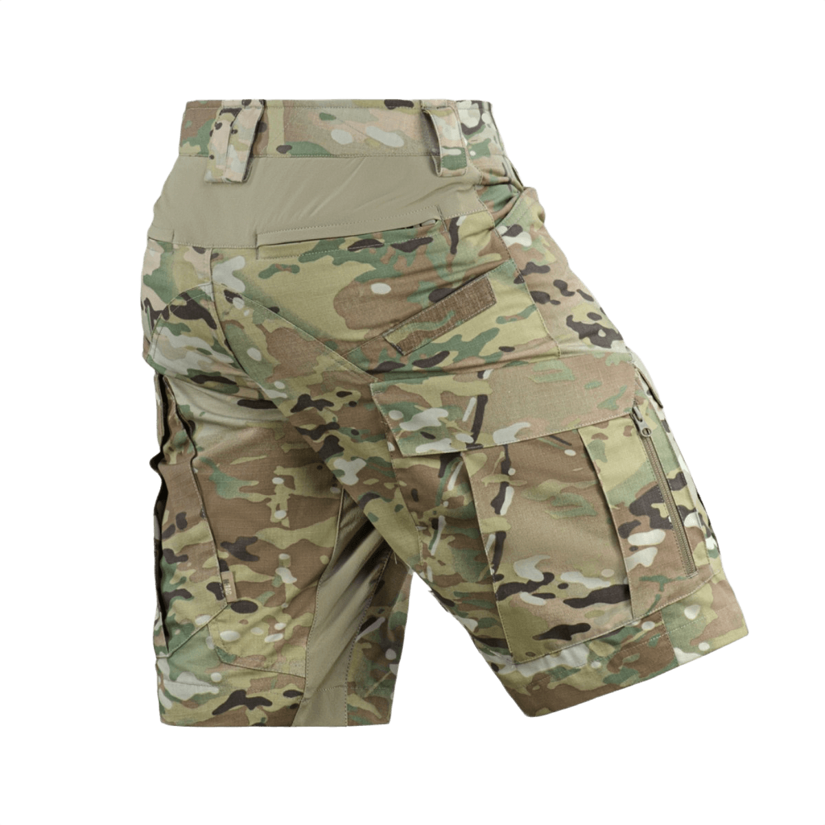 M-Tac Shorts STURM Gen.II Nyco Extreme i camouflage mønster til taktisk og outdoor brug, der viser slidstærkt design og funktionalitet.