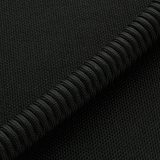 Nærbillede af M-Tac Safety Cord Medium Kombineret med D-ring på sort baggrund