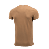 M-Tac Sniper T-shirt set bagfra, 93% bomuld og 7% elastan, dedikeret til snipers, print "Death From Afar", beige farve, maksimal komfort.