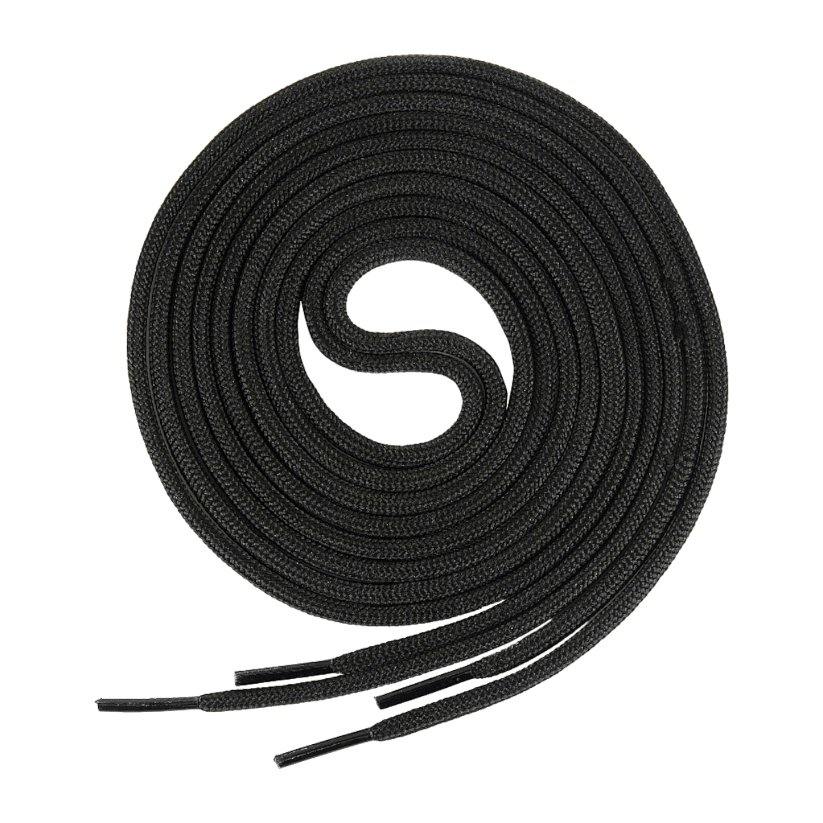 M-Tac Snørebånd med vandafvisende imprægnering (Italien), sorte snørebånd i spiralform, designet til holdbarhed under alle forhold.