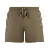 M-Tac Shorts Sport Fit Cotton i brun med elastisk talje og sidelommer, ideel til sport og hverdagsbrug, fremstillet af 100% bomuld.