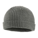 M-Tac Watch Cap 100% Akryl, grå strikhue til køligt vejr, lav profil, strækbar, dobbeltsyet til ekstra varme og holdbarhed, str. S-XL