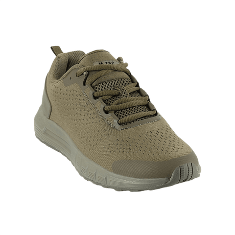 M-Tac Summer Pro Sneakers, slidstærke og åndbare sko til hverdag og let outdoor brug, brun med gummiforstærkning og mesh-ventilation.