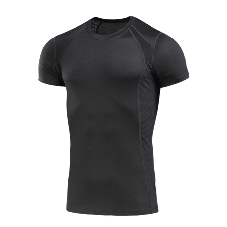 Sort M-Tac T-Shirt Sweat-Wicking Athletic Gen.II med anatomisk pasform og flade sømme, ideel til træning og aktiv fritid.