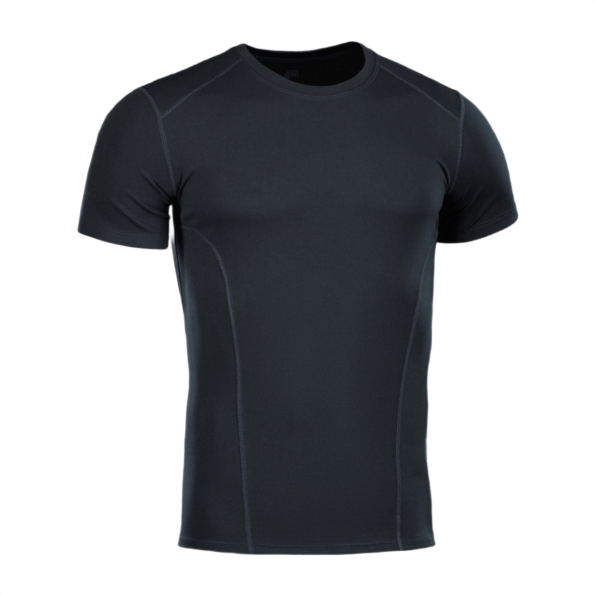 Sort M-Tac Sweat-Wicking T-Shirt Athletic til sport, hurtigtørrende og anatomisk pasform, svedtransporterende polyester kortærmet trøje