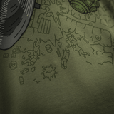 M-Tac T-Shirt Quadcopter med militært designmotiv, ideal til droneentusiaster, lavet af komfortabel bomuld og elastan.