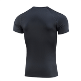 M-Tac T-Shirt Sweat-Wicking Athletic Gen.II i sort, svedtransporterende materiale, ideel til træning og dagligt brug. 100% polyester.