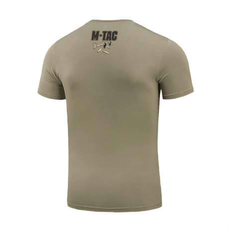 M-Tac T-Shirt Talpa med humoristisk print af blind muldvarp som sniper og patronhylstre, lavet i blød bomuldsblanding