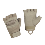 M-Tac Fingerløse Handsker Assault Tactical Mk.3 med forstærket håndflade og velcro, ideelle til taktisk brug og våbenhåndtering.
