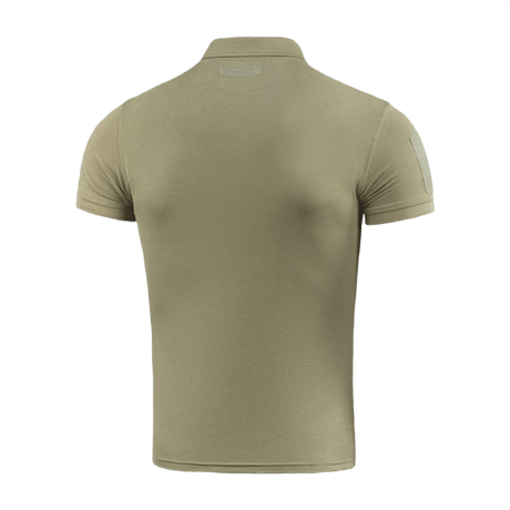 M-Tac Tactical Polo Shirt 65/35 i bomuld og polyester bagfra, optimal til politi og sikkerhedsarbejde, beige farve