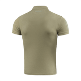 M-Tac Tactical Polo Shirt 65/35 i bomuld og polyester bagfra, optimal til politi og sikkerhedsarbejde, beige farve