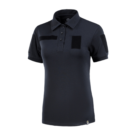 M-Tac Tactical Polo-Shirt 65/35 Lady for kvinder, komfortabel og slidstærk bomulds-polyester polo med velcro til fastgørelse.