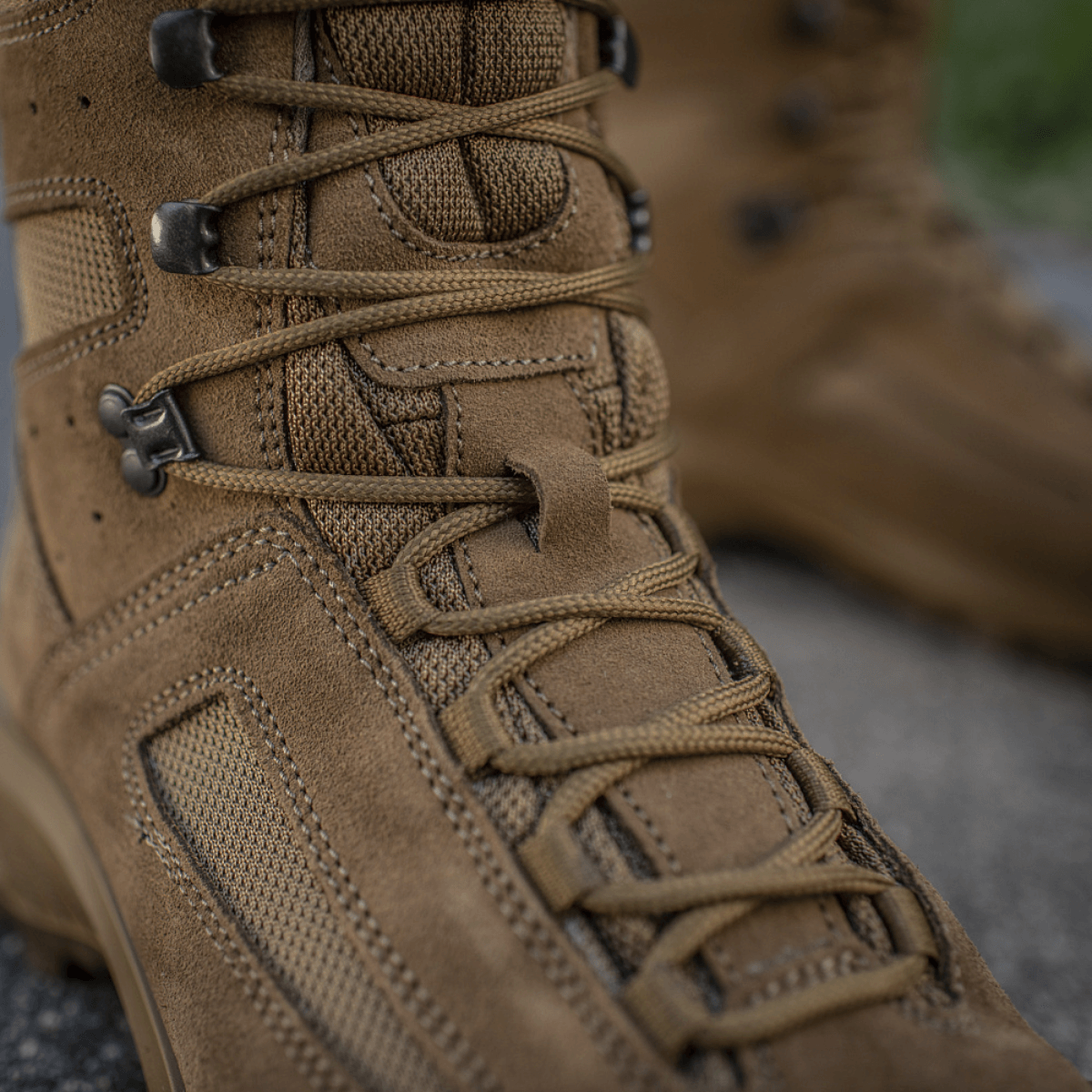 M-Tac Taktiske Sommerstøvler i læder og Cordura® mesh for komfort på varme dage og udfordrende terræn, EU-fremstillet