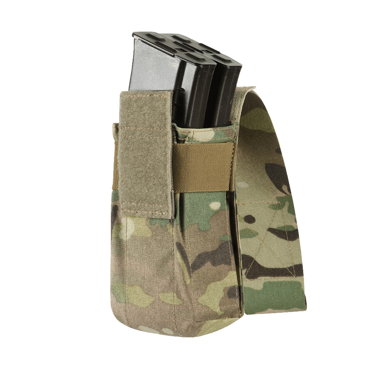 M-Tac taske til 2 magasiner i robust Cordura materiale, velegnet til militær og politi brug, højkvalitet 500d og 1000d.