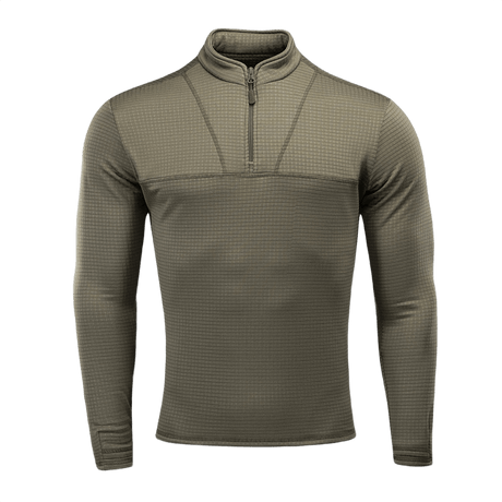 M-Tac Thermal Fleece Trøje Delta Level 2 med YKK-lynlås, designet til kolde klimaer, fremstillet i 100% polyester for varme og komfort.