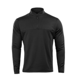 M-Tac Thermal Fleece Trøje Delta Level 2 i sort, designet som andet lag i ECWCS til kolde klimaer, med YKK lynlåse, 100% polyester, 250 g/m².