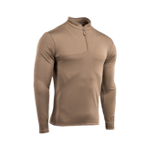 M-Tac Thermal Fleece Trøje Delta Level 2 i beige designet til barske klimaer, ECWCS brug, lavet af 100% polyester, YKK lynlås.