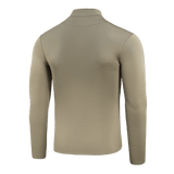 M-Tac Thermal Fleece Trøje Delta Level 2, bagsiden af termotrøje, designet til koldt vejr, fremstillet i 100% polyester, beige farve, YKK-lynlås