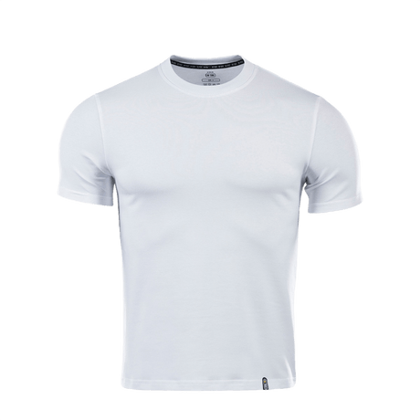 M-Tac T-shirt 93/7 i hvid, lavet af 93% bomuld og 7% elastan, komfortabel og holdbar, perfekt til hverdag og aktiv brug.
