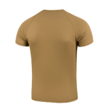M-Tac T-Shirt Raglan Sweat-Wicking Tactical Summer i beige med raglanærmer, 100% polyester for maksimal komfort og bevægelsesfrihed.
