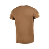 M-Tac T-shirt UA Side i lys oliven, bagpå, holdbar og komfortabel, 93% bomuld, 7% elastan, premium MagnaColours® print.