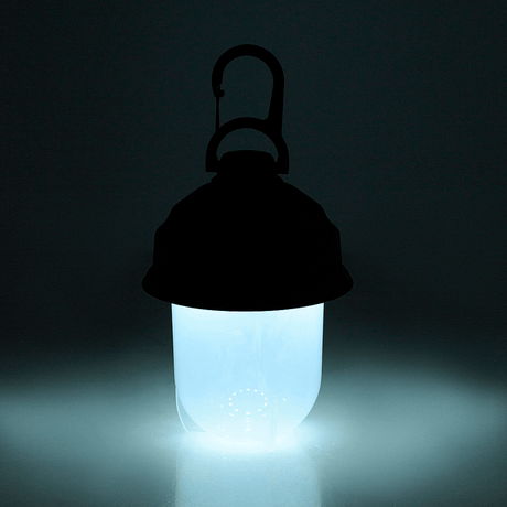 M-Tac Turist Hængelampe med retrodesign og LED-lys, perfekt til camping, fiskeri og jagt, lyser i mørket. 200 lumen, 3 lysfunktioner.
