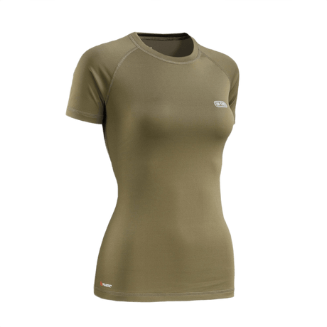 M-Tac T-shirt Ultra Light Polartec Lady i let Power Dry® materiale, hypoallergen og åndbar med anatomisk damepasform.