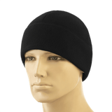 M-Tac Watch Cap Elite Fleece Beanie Hat i sort på mannequin, perfekt til koldt vejr og taktisk brug. Let, varm, holder mod vind og kulde.