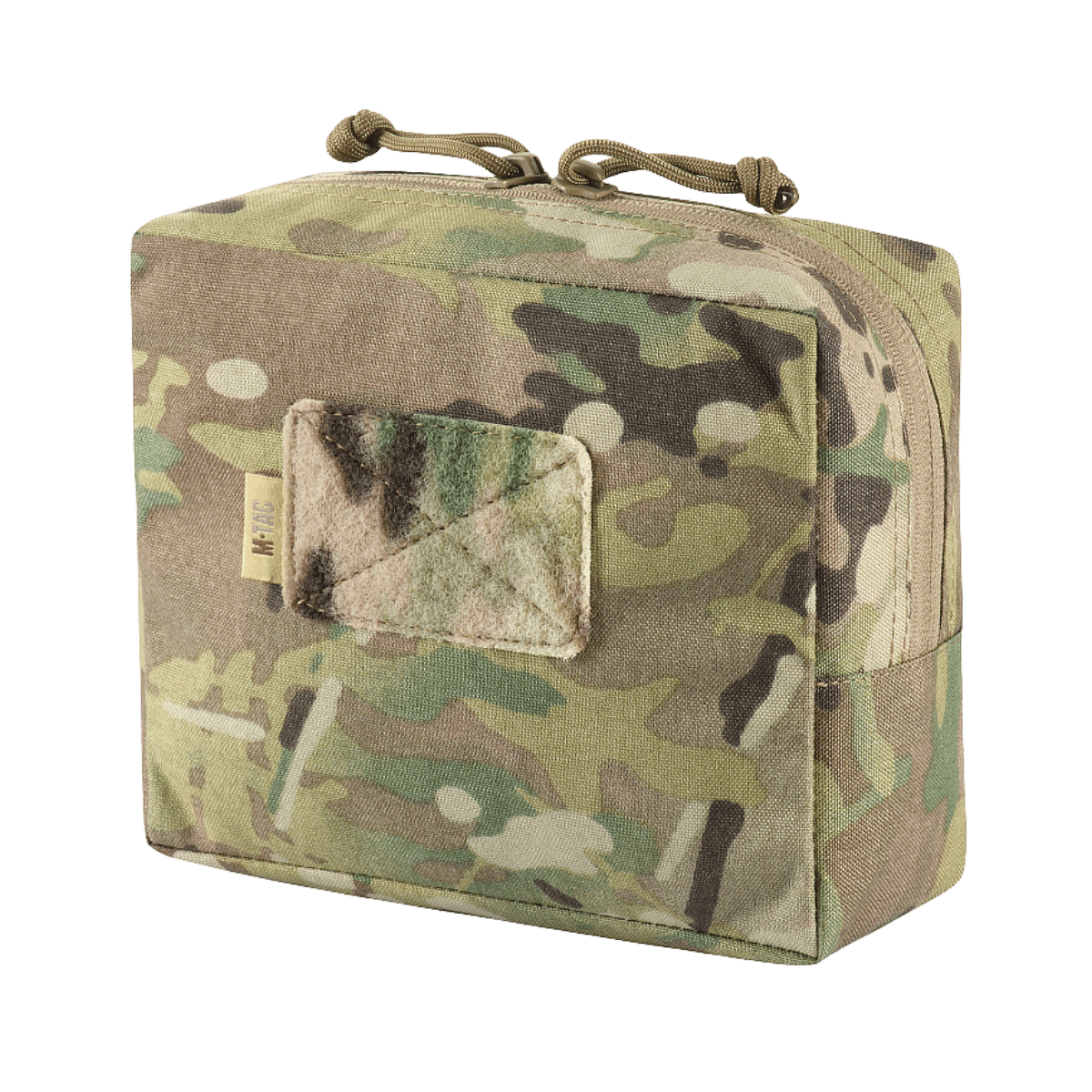 M-Tac Utility Taske Elite Medium i camouflage, slidstærk Cordura 500D med MOLLE-system til EDC-udstyrssikring.