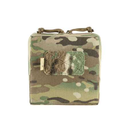 Militær camouflage M-Tac Utility Taske Elite Small med slidstærk Cordura 500D og MOLLE-system til EDC-kit og udstyrssikkerhed.