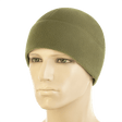 M-Tac Watch Cap Elite Fleece Beanie Hat Slimtex i olivengrøn farve til taktisk brug og friluftsliv. Varmt og slidstærkt design.