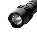 M-Tac Lommelygte M22-C stærk taktisk lommelygte med LED-lys og aluminiumlegering, ideel til outdoor brug, mål 134x26x25,5mm