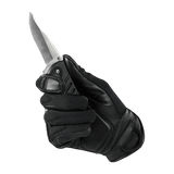 M-Tac Handsker Nomex Assault Tactical Mk.7 med kniv, taktiske handsker i brug.
