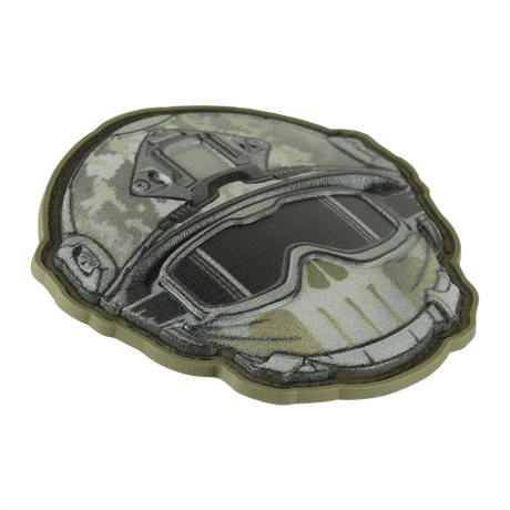 M-Tac Patch Emoji #20 i PVC med 3D-effekt og Velcro, sjov morale patch til tøj, tasker eller udstyr, størrelse 6.5x6.5cm.