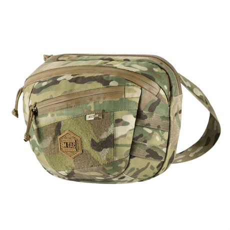 M-Tac Sphaera Hardsling Bag Large Elite med Velcro i slidstærkt Cordura materiale med justerbar skulderrem og front Velcro-panel.