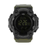 M-Tac Tactical Ur 2037 med LED-baggrundsbelysning, kompas og robust design i ABS-plast, ideel til taktisk og outdoor brug, vandtæt 5ATM.