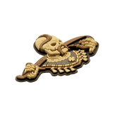 M-Tac Patch You Only Die Once 3D PVC morale patch med velcrofastgørelse, perfekt til militær og taktisk udstyr, 74x50 mm.