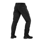 M-Tac Aggressor Special Edition Bukser viser bagsiden med elastisk talje og YKK-lynlås, ideel til taktiske og outdoor-oplevelser.