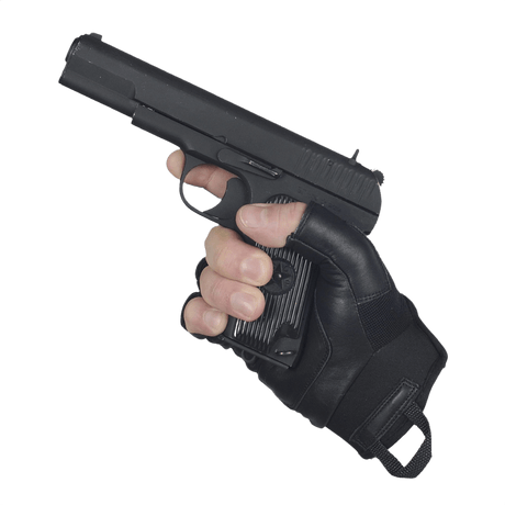 M-Tac Fingerløse Handsker Assault Tactical Mk.4 i læder, greb om pistol