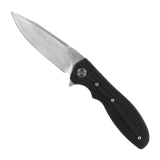M-Tac Outdoor & Militær foldekniv - Type 6 med krom rustfrit stål klinge og sort G10-komposit håndtag, ideel til EDC-udstyr.