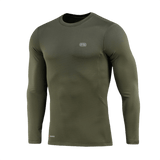M-Tac Level I Polartec Thermal Shirt i grøn, baselayer med høj termoregulering og hurtigtørrende Power Dry® materiale.