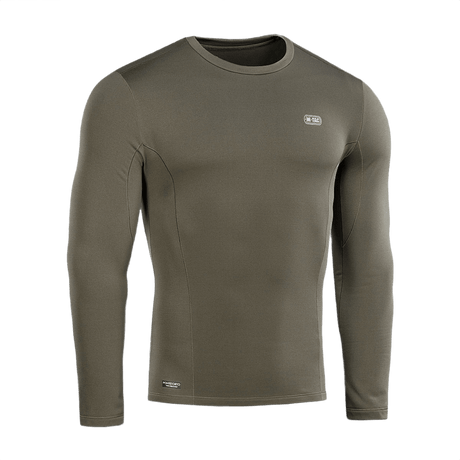 M-Tac Vinter Baselayer Thermo Shirt i premium fleece, anatomisk pasform, olivengrøn farve, ideel til vinterklima.