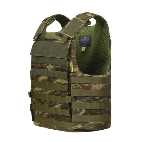 Anorak Niobium® Tactical I Stik & Skudsikker Vest i camouflage med høj beskyttelse mod skydevåben og knive, UHMWPE og UD Aramid-materialer.