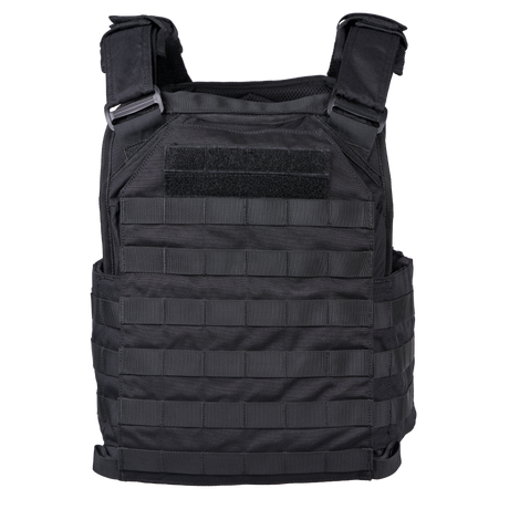 Elite Armor Plate Carrier i sort set bagfra
