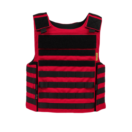 Anorak Rhodium® Instructor I Stik & Skudsikker Vest i rød med NIJ IIIA-beskyttelse mod knive og skarpe genstande