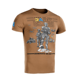 Brun "Come to the Dark Side" T-shirt med soldatertryk